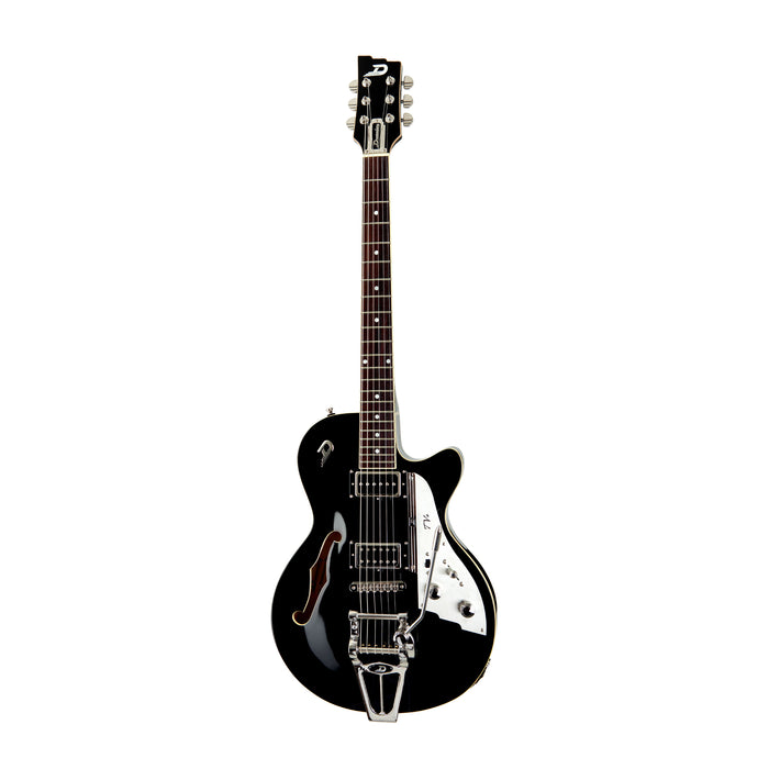 Duesenberg Starplayer TV Plus Electric Guitar with Piezo Pickup - Black