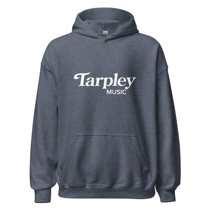 Unisex Heavy Blend Hoodie | Tarpley Music Logo | Heather Sport Dark Navy