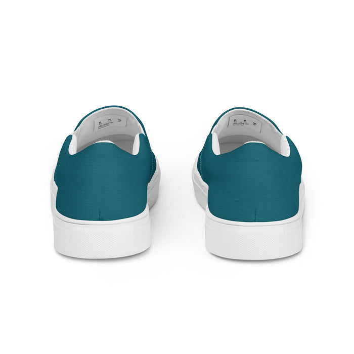 Women's Slip-On Canvas Shoes | Tarpley Blue | #015a6b