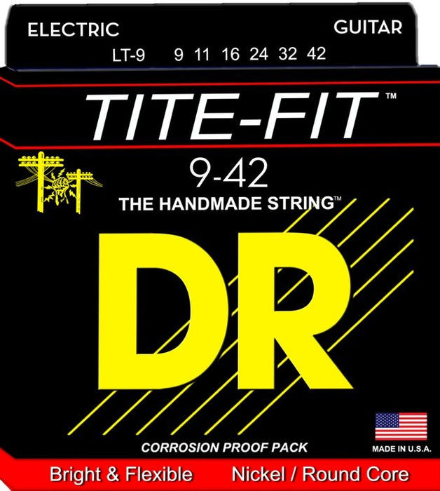 DR Strings Stg Lite-n-Tite 9-42 - LT9
