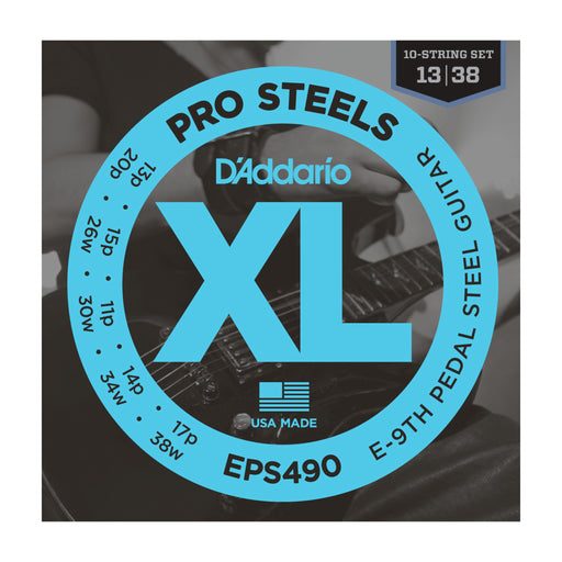 D'Addario EPS490 Pedal Steel Strings, E-9th - Tarpley Music Company, Inc.