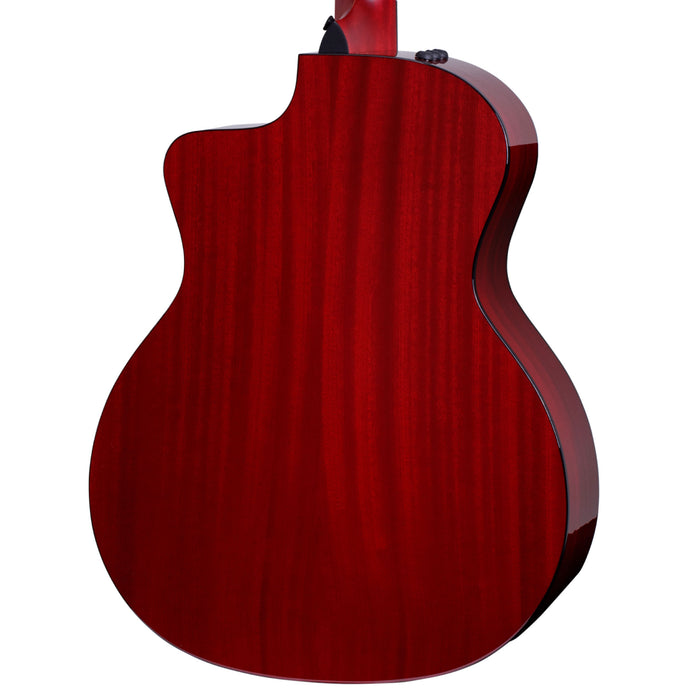 Taylor 224ce Deluxe Limited (Trans Red) Acoustic-Electric Guitar