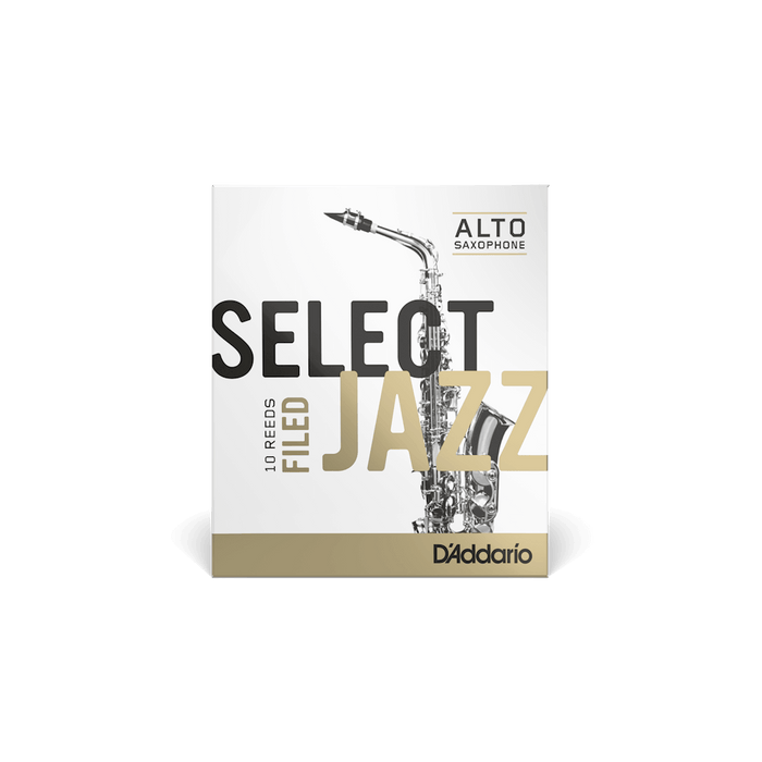 Daddario Reed Alto Sax Jazz Select Filed - RSF10ASX4S