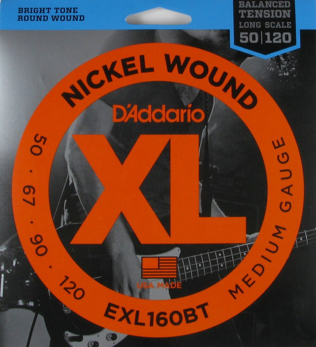 Daddario Stg Set Bass Balanced XL 50-120 - EXL160BT