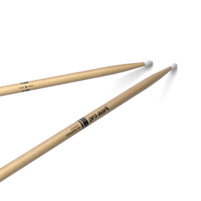 ProMark TX5AN Classic Forward 5A Hickory Drumstick - Oval Nylon Tip