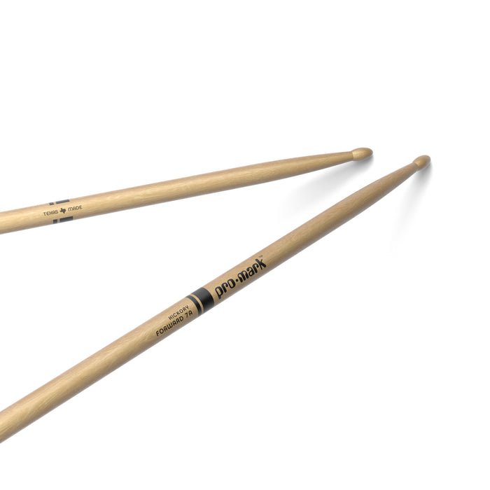 ProMark TX7AW Classic Forward 7A Hickory Drumstick - Oval Wood Tip
