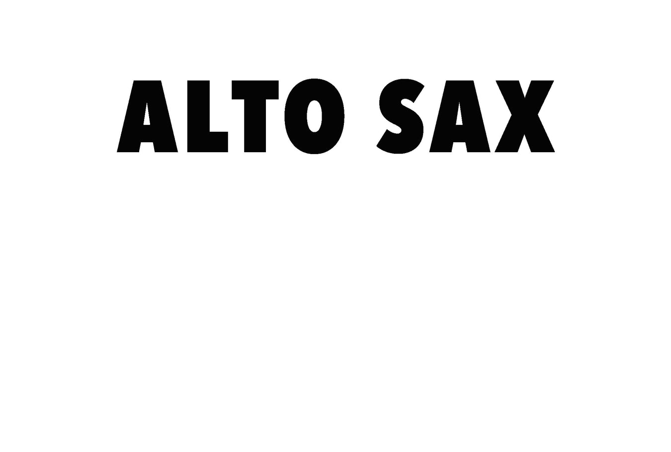 Highland Park Middle School - Alto Saxophone