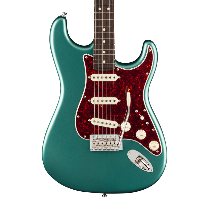 Fender American Professional Classic Stratocaster Electric Guitar - Rosewood - Faded Sherwood Green Metallic