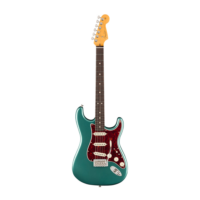Fender American Professional Classic Stratocaster Electric Guitar - Rosewood - Faded Sherwood Green Metallic
