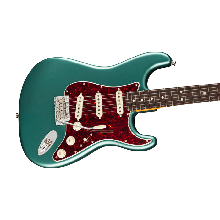 Fender American Professional Classic Stratocaster Electric Guitar - Rosewood - Faded Sherwood Green Metallic