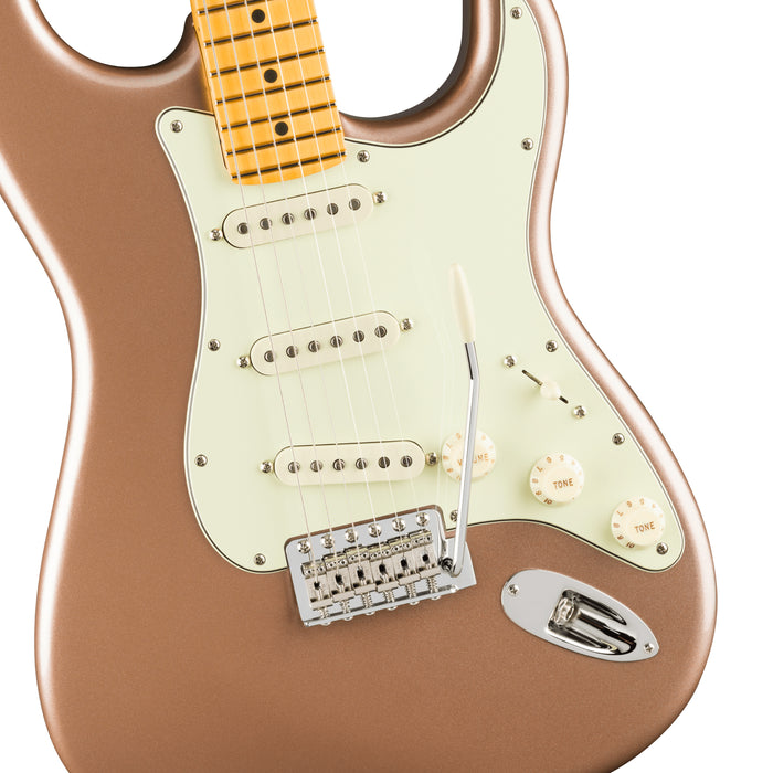 Fender American Professional Classic Stratocaster Electric Guitar - Maple - Faded Firemist Gold