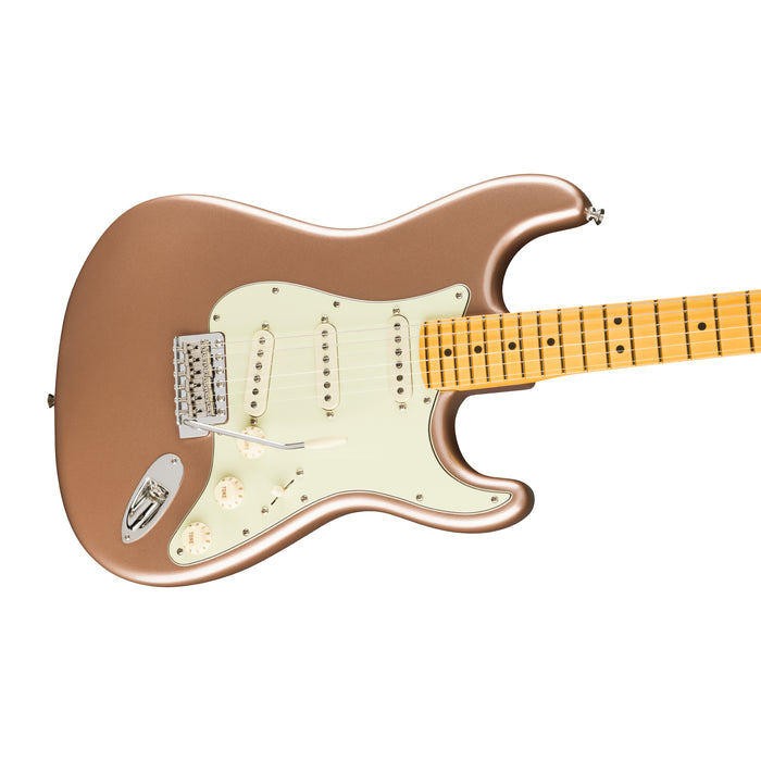 Fender American Professional Classic Stratocaster Electric Guitar - Maple - Faded Firemist Gold