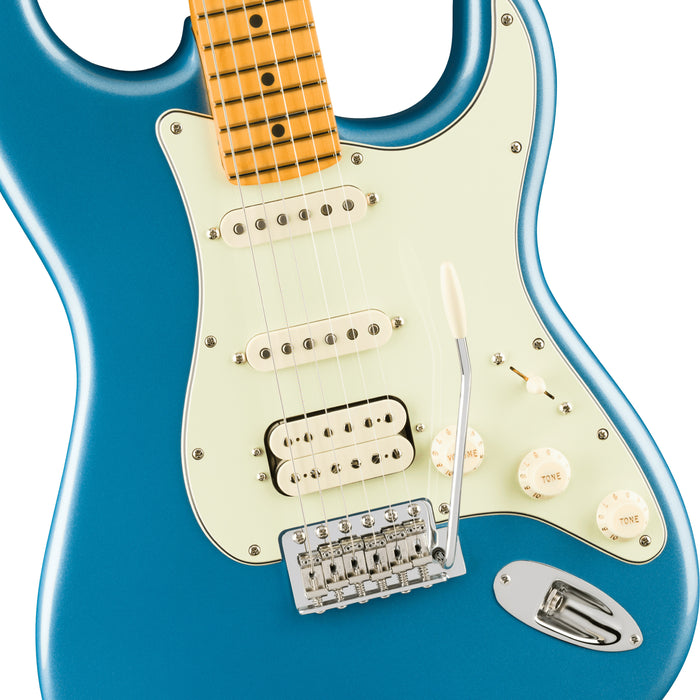 Fender American Professional Classic Stratocaster HSS Electric Guitar - Maple - Faded Lake Placid Blue