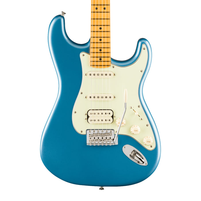 Fender American Professional Classic Stratocaster HSS Electric Guitar - Maple - Faded Lake Placid Blue