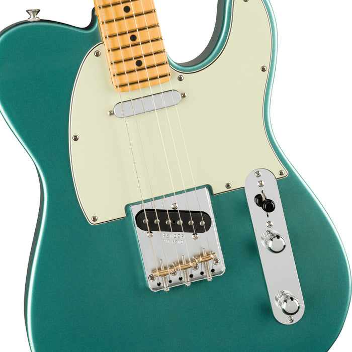 Fender American Professional Classic Telecaster Electric Guitar - Maple - Faded Sherwood Green Metallic