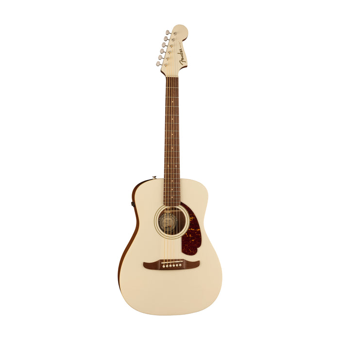 Fender Malibu Player Acoustic-Electric Guitar - Olympic White