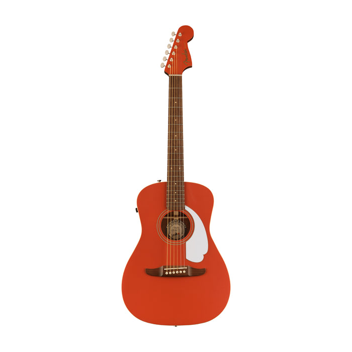 Fender Malibu Player Acoustic-Electric Guitar - Fiesta Red