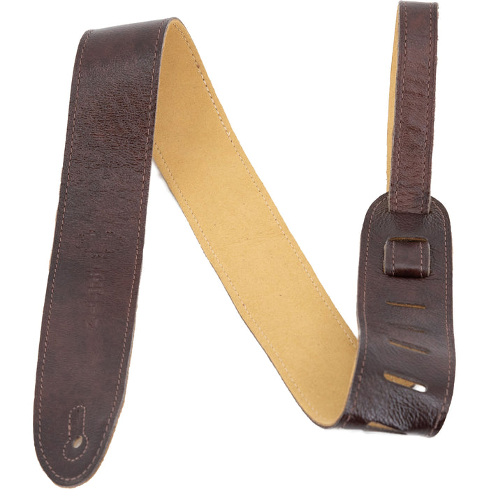Martin Soft Leather Guitar Strap Suede Brown