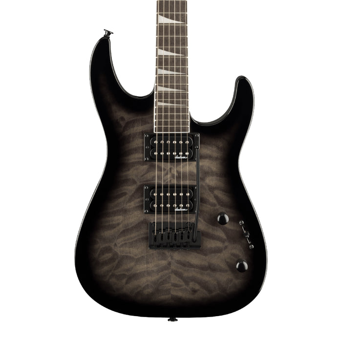 Jackson JS Series Dinky JS20 DKQ 2PT Guitarra eléctrica - Black Burst transparente