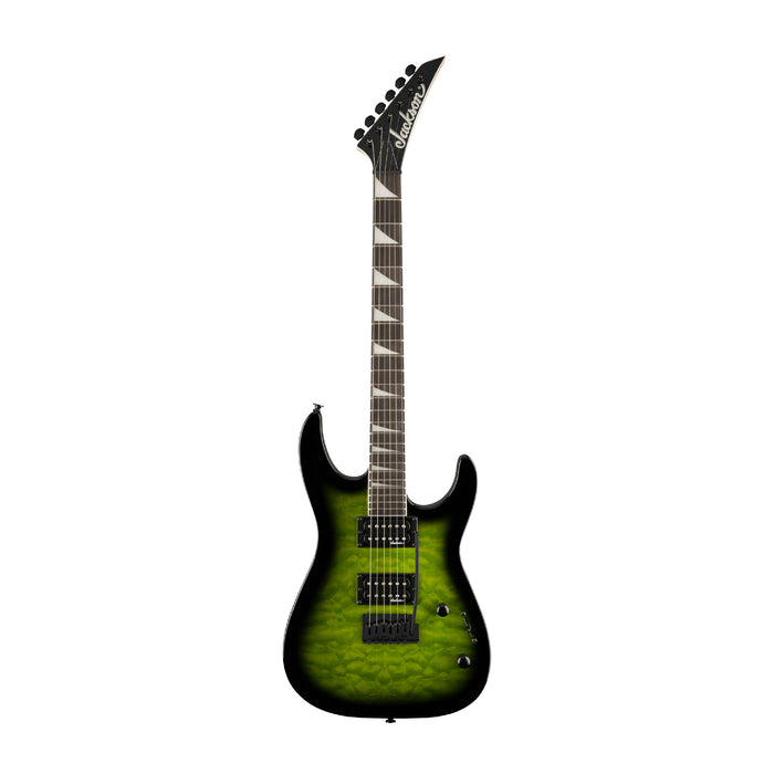 Jackson JS Series Dinky JS20 DKQ 2PT Electric Guitar - Transparent Green Burst