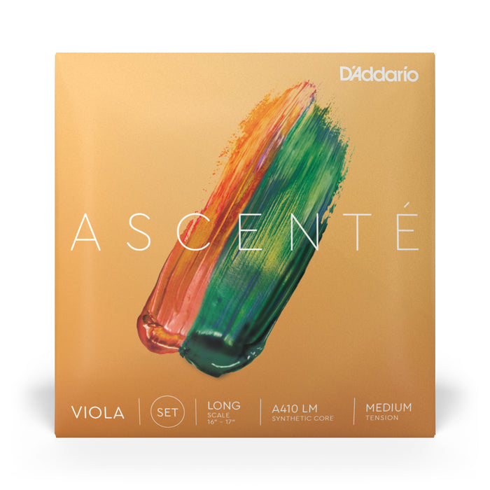 Daddario A410 LM Ascente Viola String Set, Long Scale, Medium