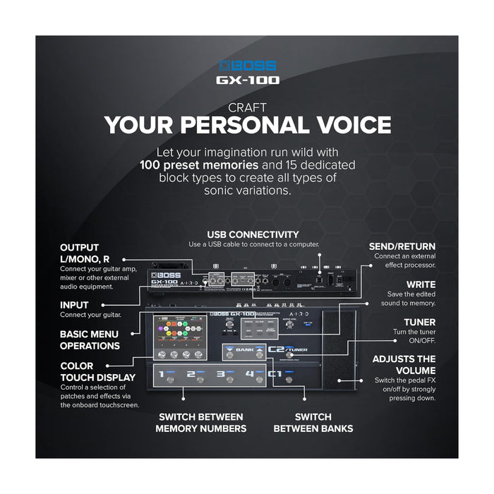 Boss GX100 Guitar Effects Processor