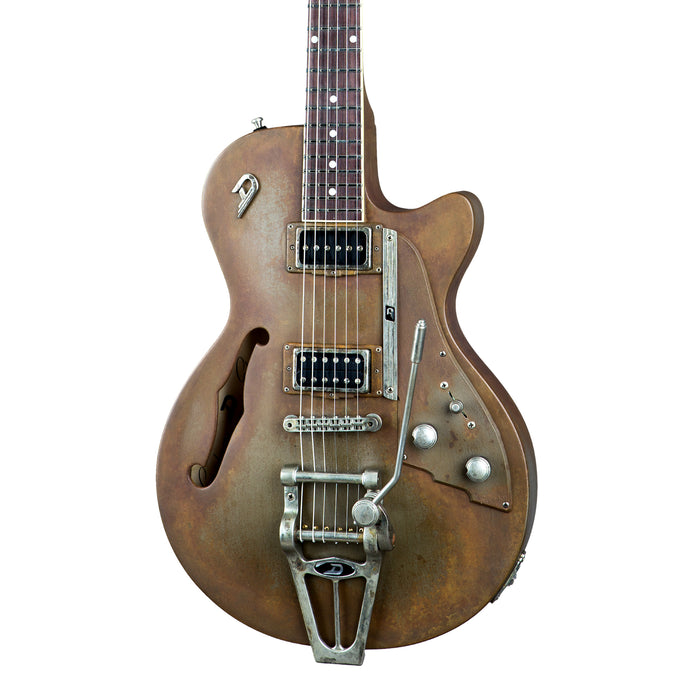Guitarra eléctrica Duesenberg Starplayer TV Custom Shop - Acero oxidado