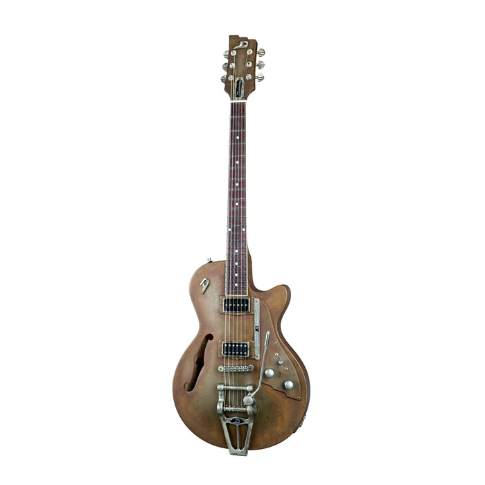 Guitarra eléctrica Duesenberg Starplayer TV Custom Shop - Acero oxidado