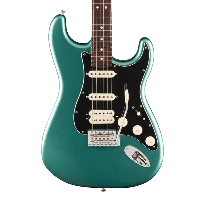 Fender American Professional Classic Stratocaster HSS Electric Guitar - Rosewood - Faded Sherwood Green Metallic