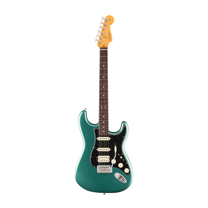 Fender American Professional Classic Stratocaster HSS Electric Guitar - Rosewood - Faded Sherwood Green Metallic