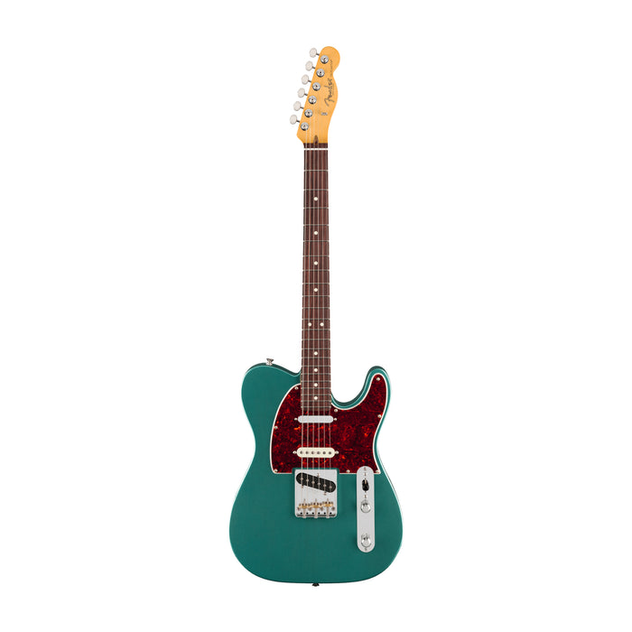 Fender American Professional Classic HotShot Telecaster SSS Electric Guitar - Rosewood - Faded Sherwood Green Metallic