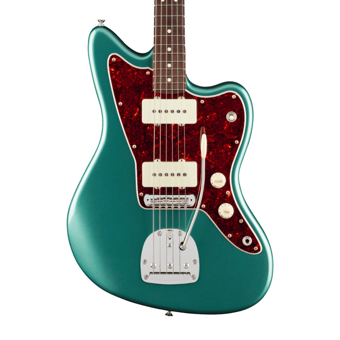 Fender American Professional Classic Jazzmaster Electric Guitar - Rosewood - Faded Sherwood Green Metallic