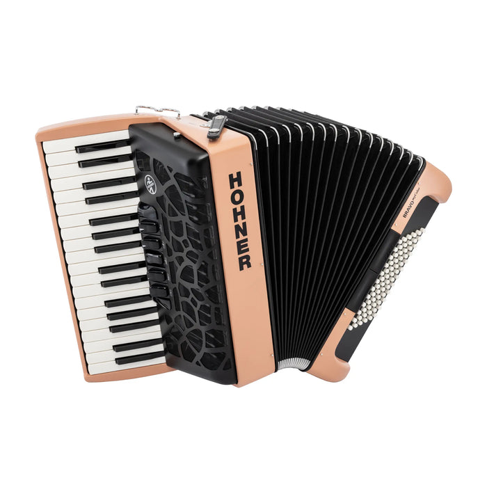 Hohner Bravo MyColor III 72 Chromatic Piano Accordion - Sunrise