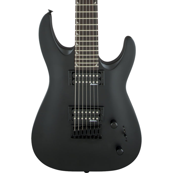 Jackson JS Series Dinky Arch Top JS22-7 DKA HT Electric Guitar - Satin Black - Amaranth