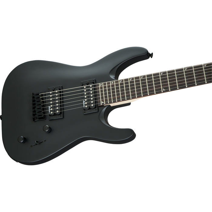 Jackson JS Series Dinky Arch Top JS22-7 DKA HT Electric Guitar - Satin Black - Amaranth