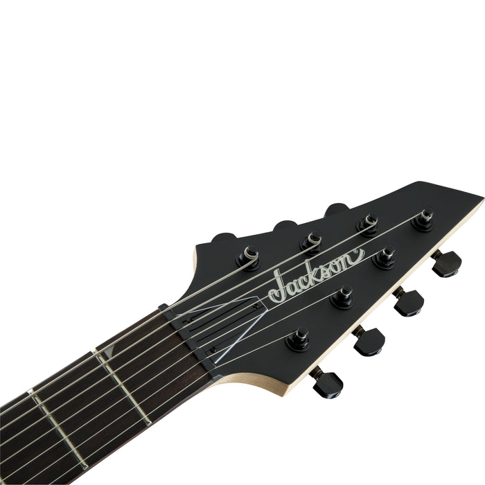 Jackson JS Series Dinky Arch Top JS22-7 DKA HT Electric Guitar - Satin Black - Amaranth