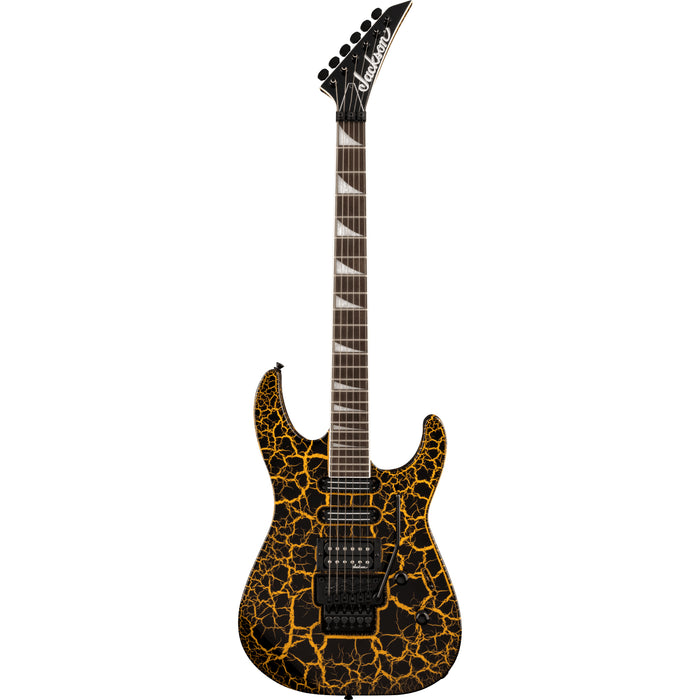 Jackson X Series Soloist SL3X DX Crackle Electric Guitar - Yellow Crackle - Laurel