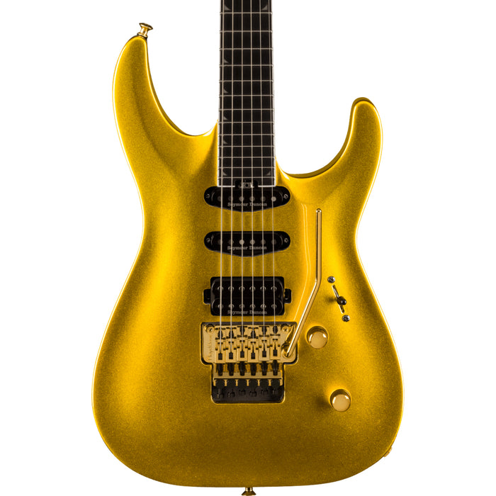 Jackson Pro Plus Series Soloist SLA3 Electric Guitar - Gold Bullion - Ebony