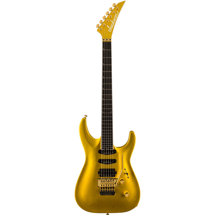 Jackson Pro Plus Series Soloist SLA3 Electric Guitar - Gold Bullion - Ebony