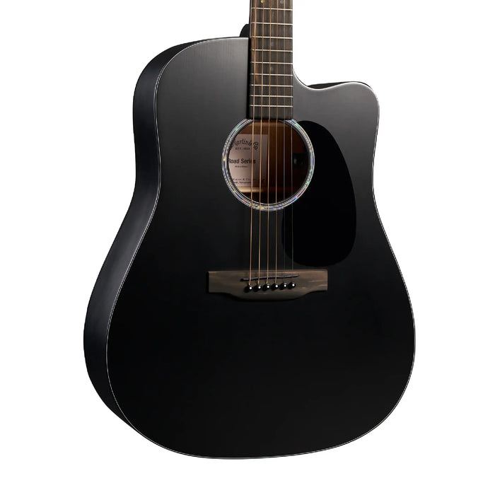 Martin Road Series DC-10E Modern Acoustic-Electric Guitar - Black