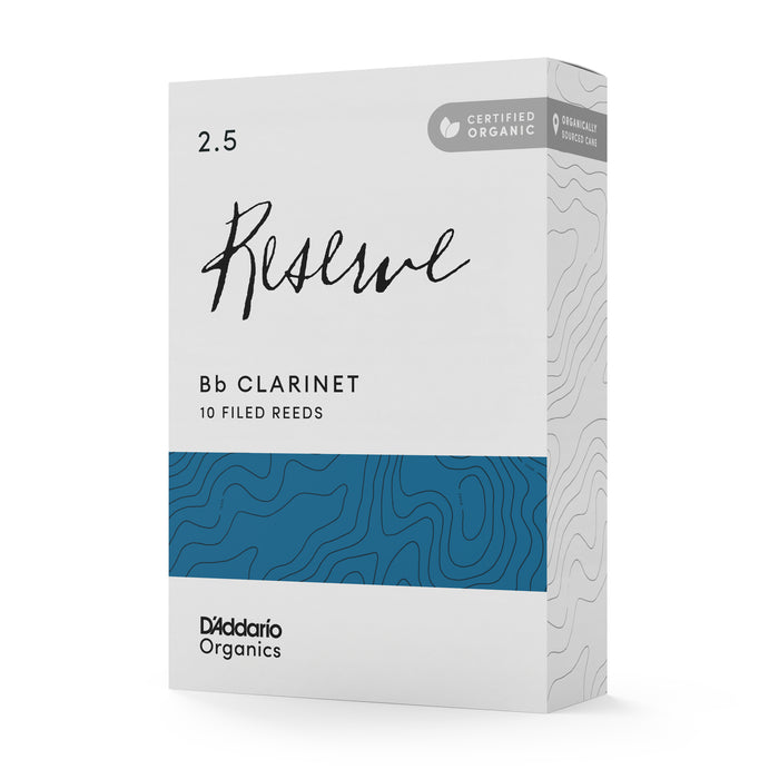 D'Addario ODCR1025 Organic Reserve Bb Clarinet 2.5 (Box of 10)