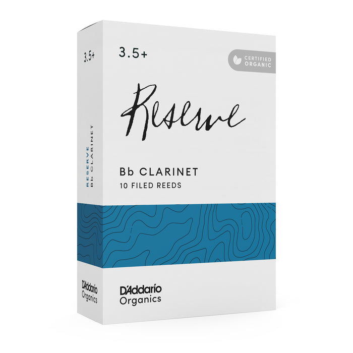 D'Addario ODCR10355 Organic Reserve Bb Clarinet 3.5+ (Box of 10)