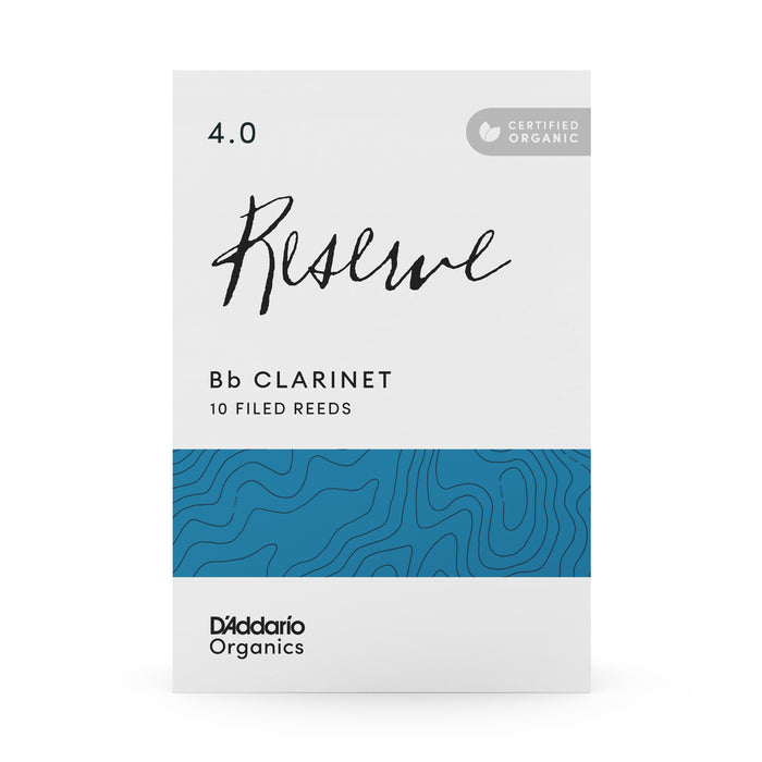 D'Addario ODCR1040 Organic Reserve Bb Clarinet 4.0 (Box of 10)