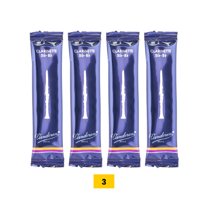 Reeds+ Bb Clarinet Subscription - Vandoren Traditional - Strength: 3