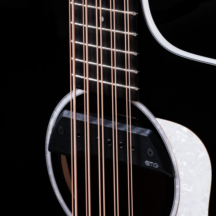 Taylor Somos 250ce Plus BLK Bajo Quinto 10-String Acoustic-Electric Guitar