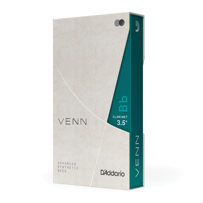 VENN VBB01355G2 Caña sintética para clarinete en Sib, fuerza 3.5+, generación 2