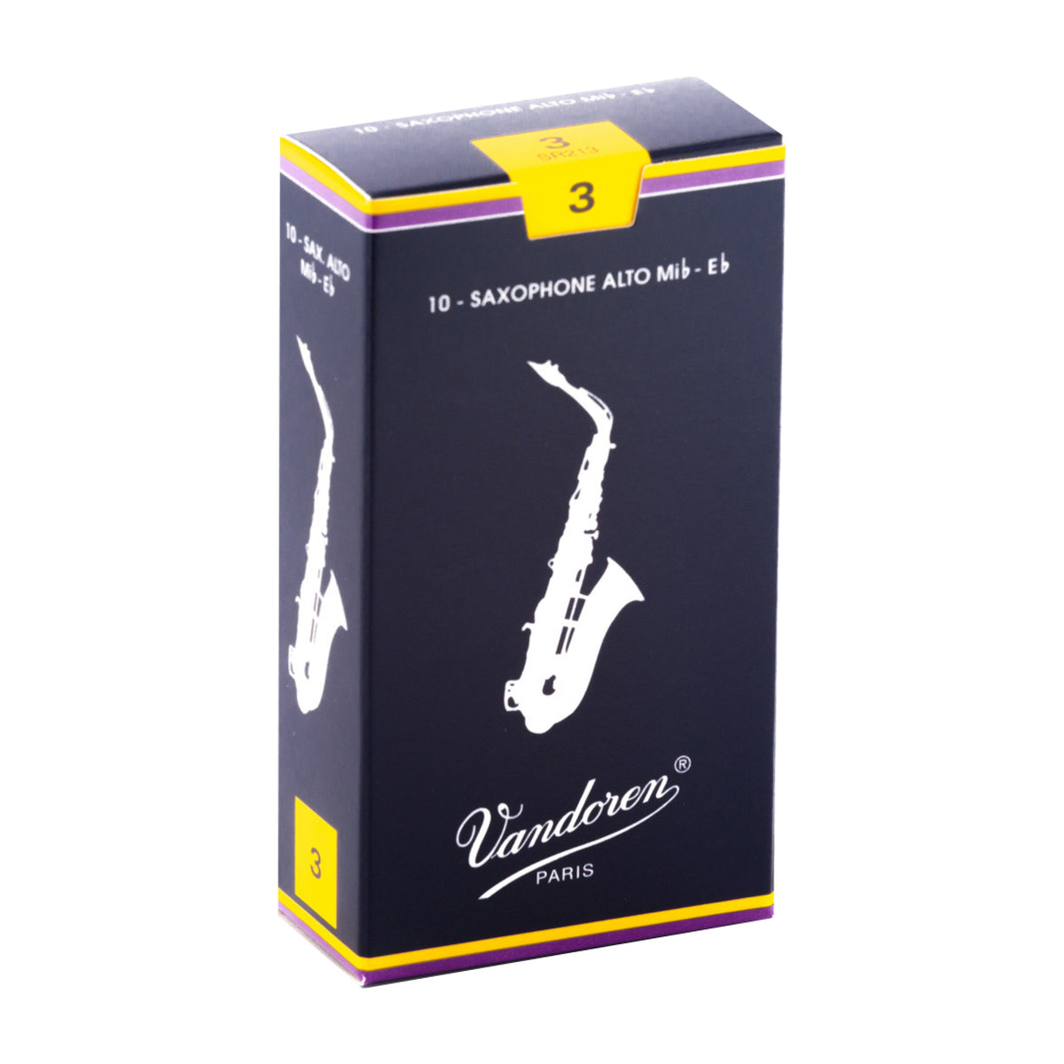 Vandoren SR213 Traditional Alto Saxophone Reed - Strength: 3 (10