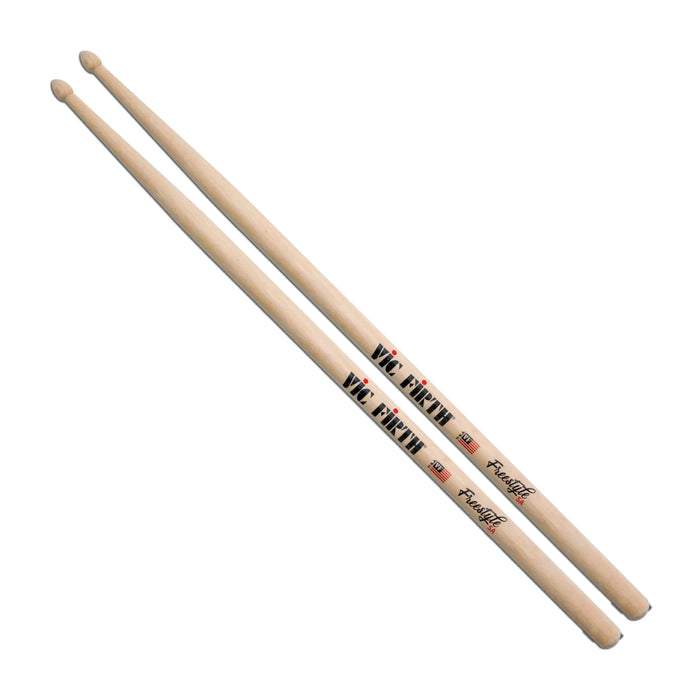 Vic Firth FS5A American Concept Freestyle Drum Sticks - Wood Hybrid Tip - Hickory