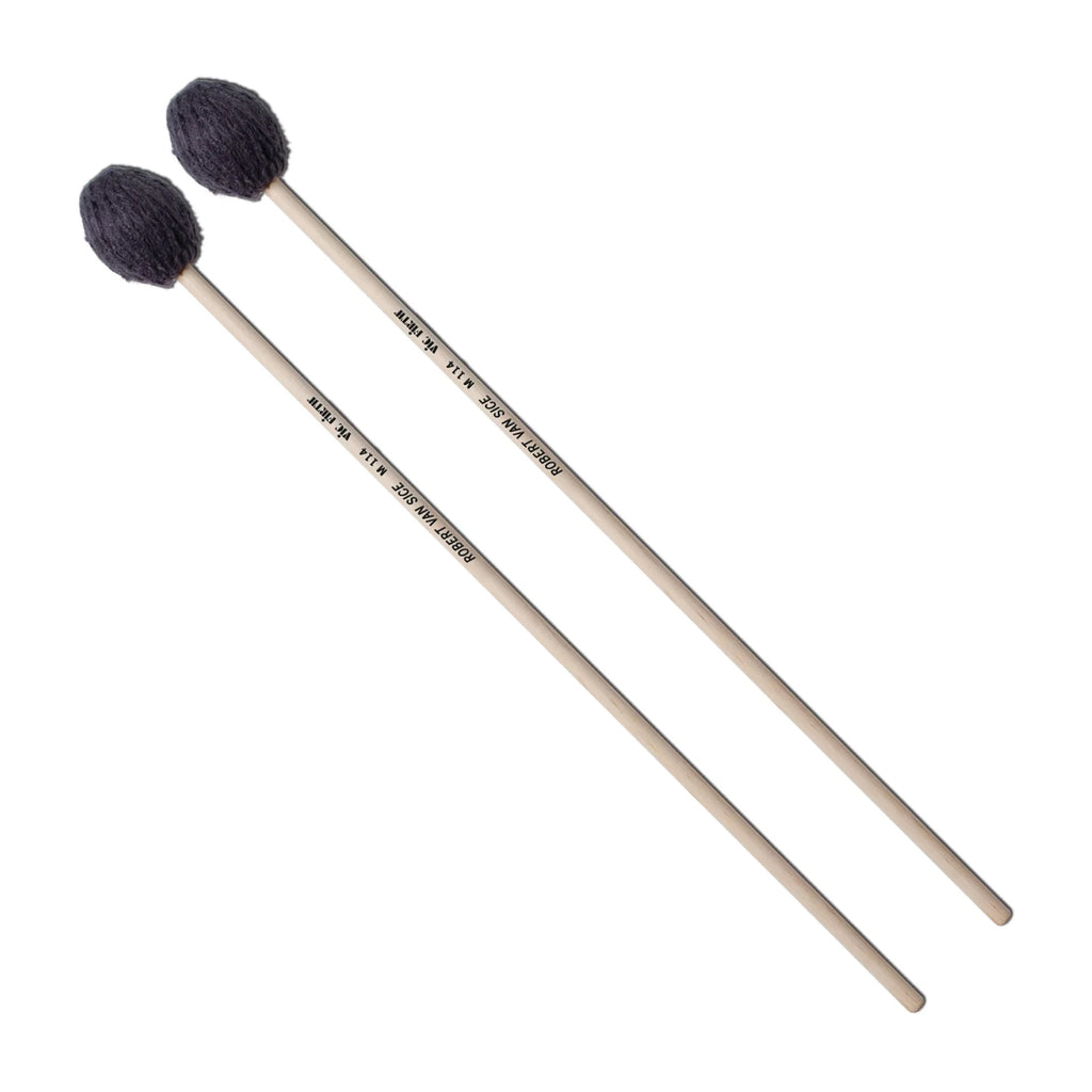 Vic Firth M114 Robert Van Sice Keyboard Mallets - Medium Charcoal