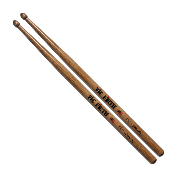 Vic Firth SATK Symphonic Collection Ted Atkatz Drum Sticks - Oval Wood Tip - Persimmon